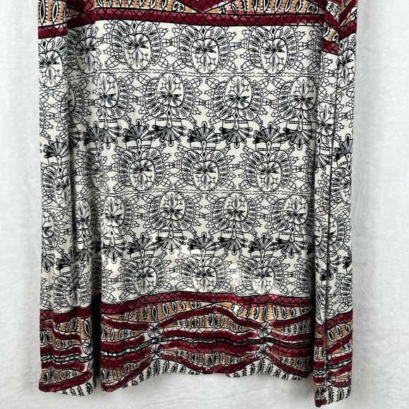 Max Studio Patterned Maxi Skirt Size Large - Picture 3 of 10